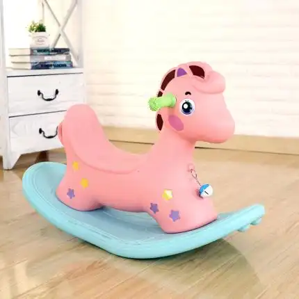 宝宝婴儿音乐摇摇马塑料加厚儿童骑马玩具1-6岁小孩木马男女孩3岁