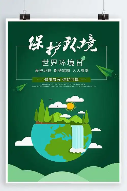 世界环境保护日宣传海报