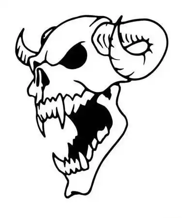 恶魔简笔画 恶魔简笔画恐怖