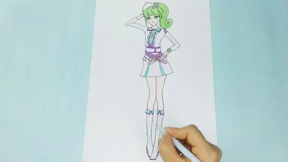 喜欢的小朋友不要错过 - 手绘《菲梦少女》系列简笔画视频 一起来画吧