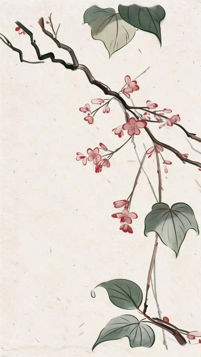 94唯美淡雅樱花微信背景图来啦94