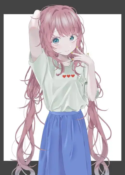 女生动漫头像怦然心动无法抵御的双马尾少女