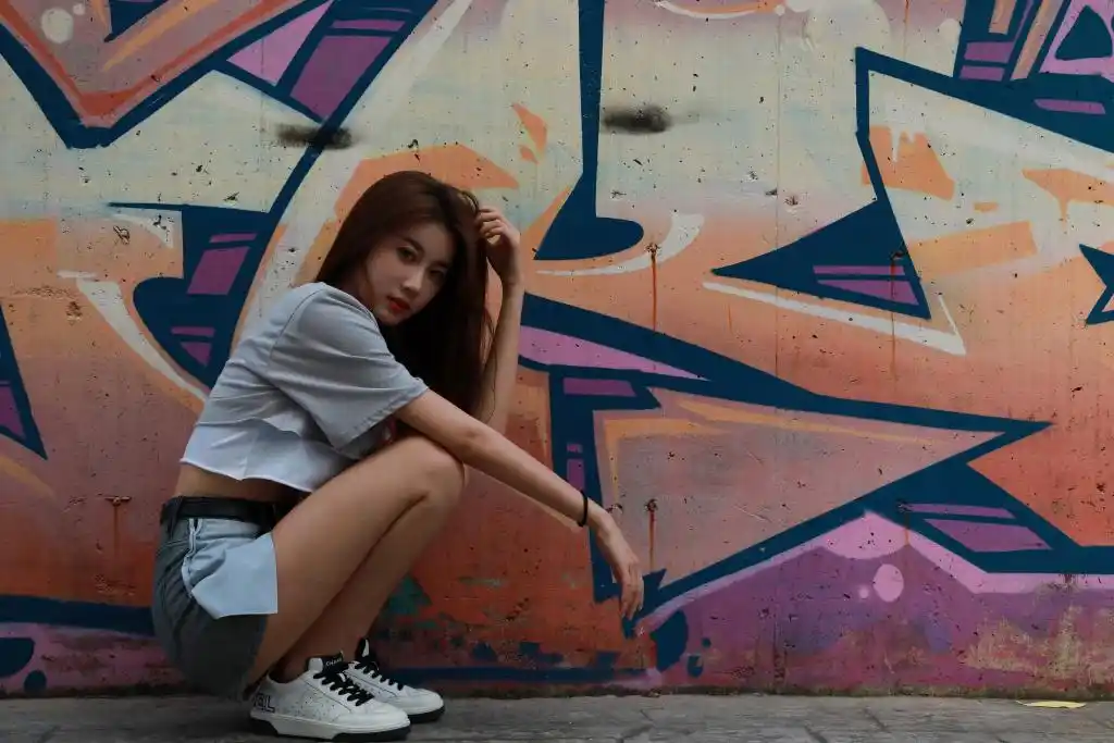 张雅卓露脐装性感甜美图片811