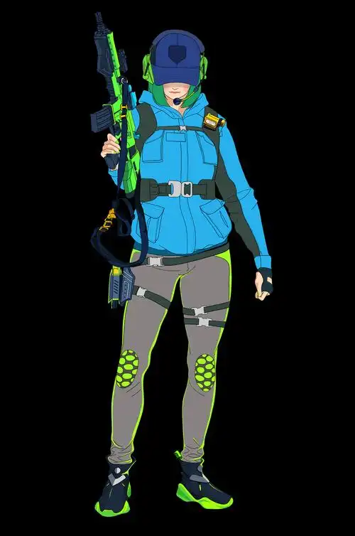 彩虹六号干员ela_xiaoy8010-站酷zcool