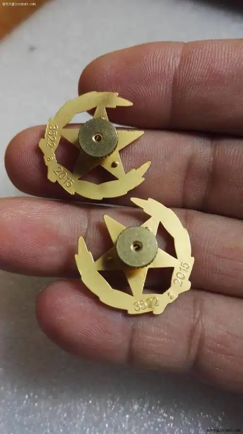 钱币天堂·交易区详情·退役07陆军橄榄枝领花一对