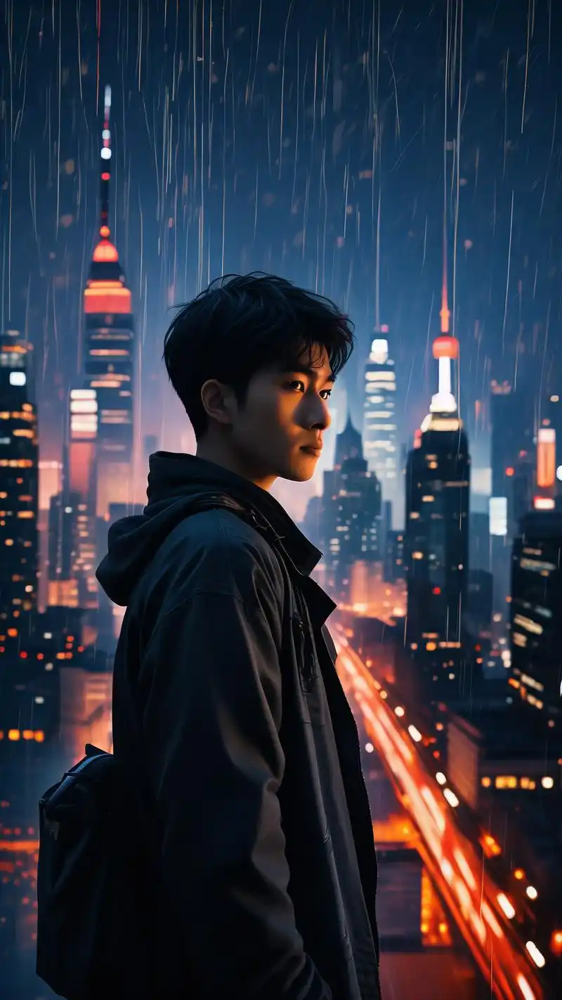 🌃ins风高级男生城市夜景壁纸精选📱 探索城市的夜晚,感受ins风