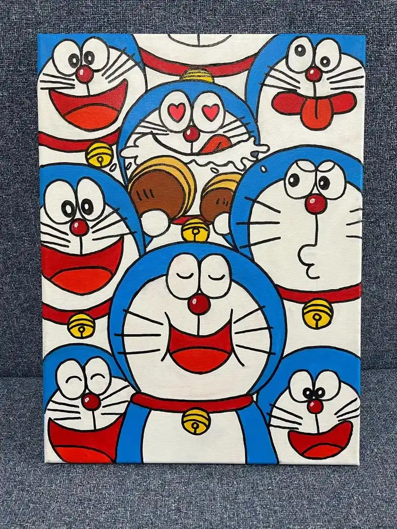 哆啦a梦|手绘教程 #画画 #一起学画画 #简笔画 #零基础 - 抖音