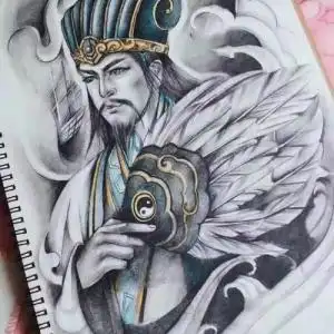 诸葛亮纹身手稿图片诸葛亮诸葛亮纹身手稿图片诸葛亮诸葛亮纹身手稿