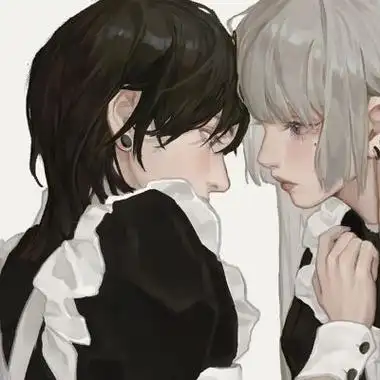 霸气黑暗动漫情侣头像