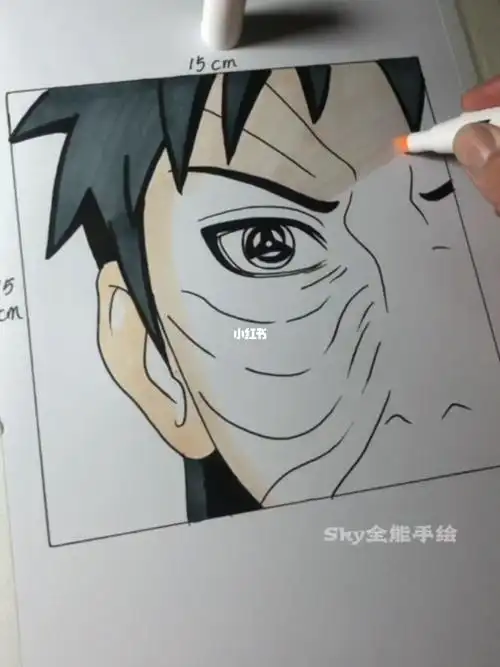 日常瞎画  #宇智波带土  #带土  #火影  #火影忍者  #简笔画  #手绘