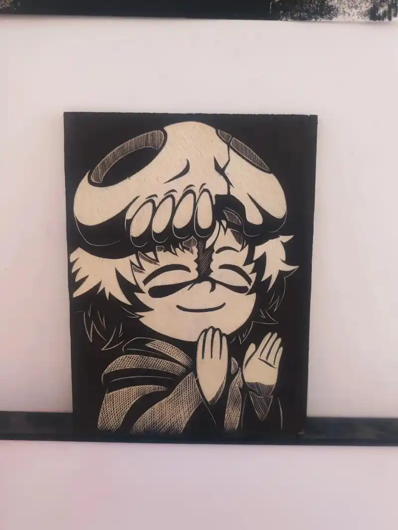 自由是什么.#动漫 #死神vs火影 妮露#木刻版画  - 抖音