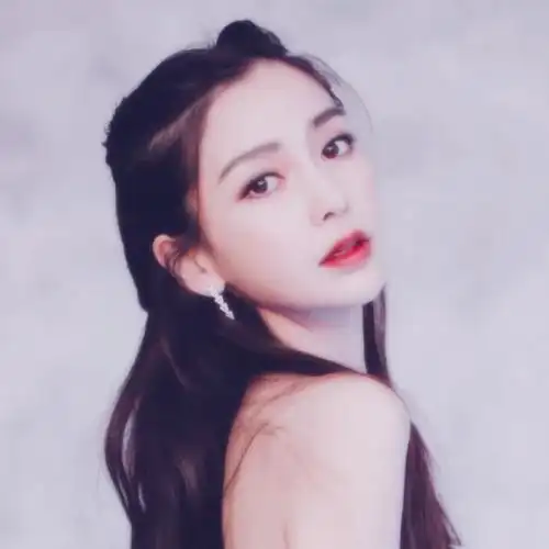 杨颖angelababy爱豆头像拿图扣1自截滤感谢收藏