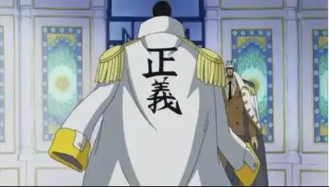 我要在衣服上画"正义" 谁有海贼王海军披风比较大的图片