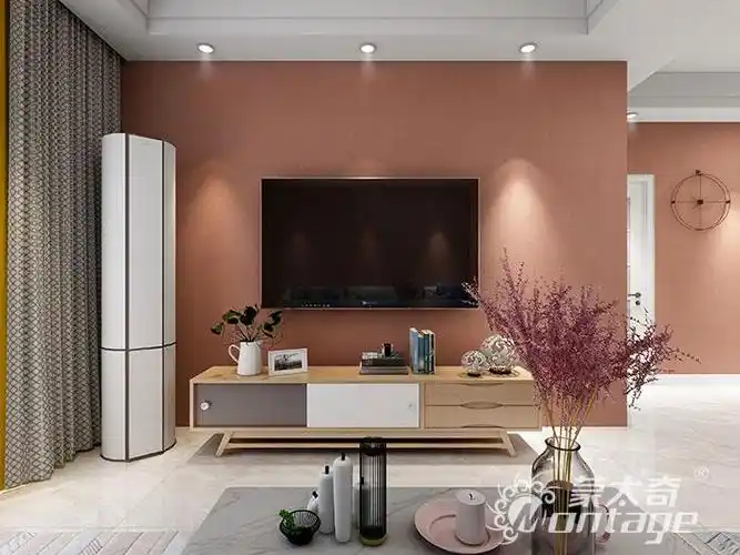 蒙太奇好看的艺术涂料背景墙2020正流行