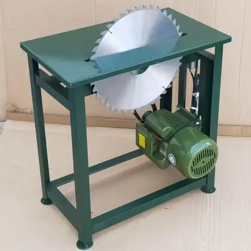 插电圆盘木工伐木台式台锯小型220v圆锯锯柴台锯