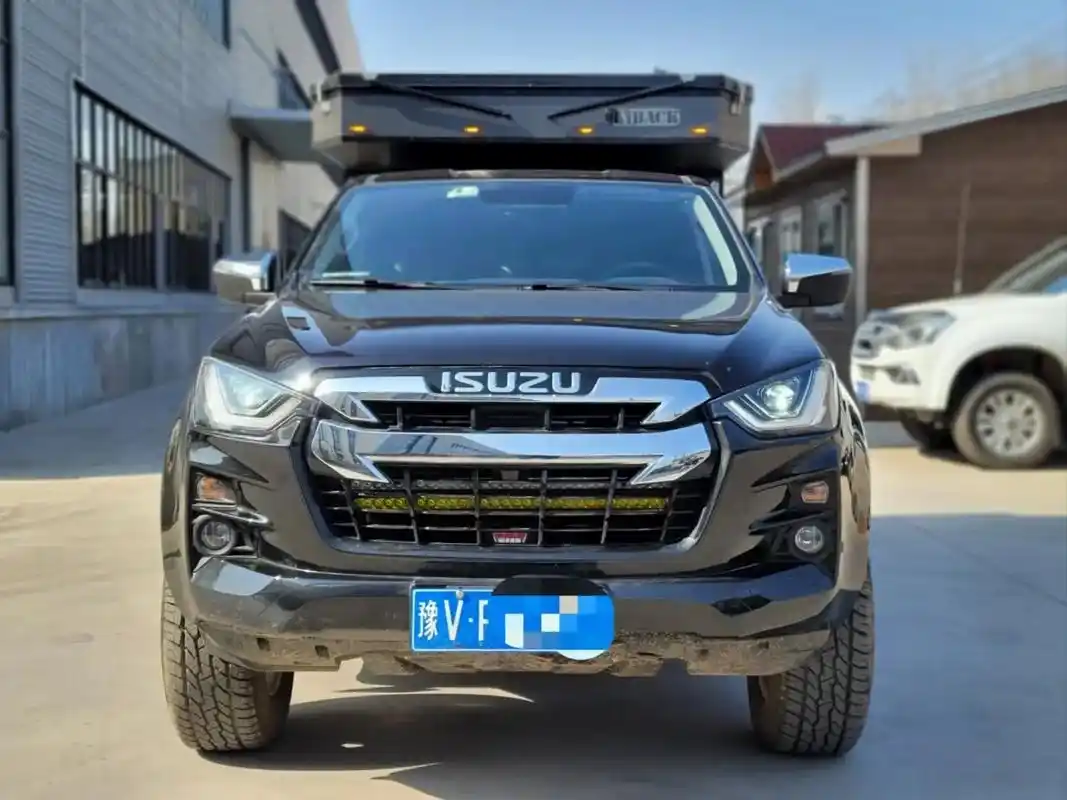 新款五十铃dmax背驮房箱上装后的姿态 #越野房车露营 #皮 - 抖音