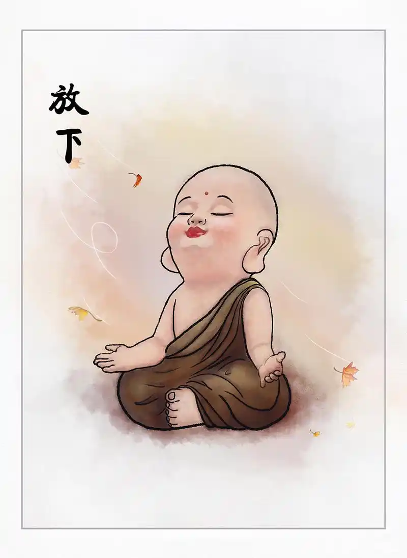 禅意小弥勒 禅意小和尚 禅意小沙弥 禅味小品 童趣