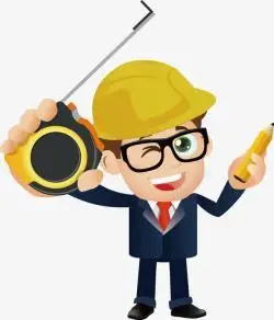 卡通手绘戴安全帽工程师建筑工程师矢量图工程师售后工程师矢量图图标