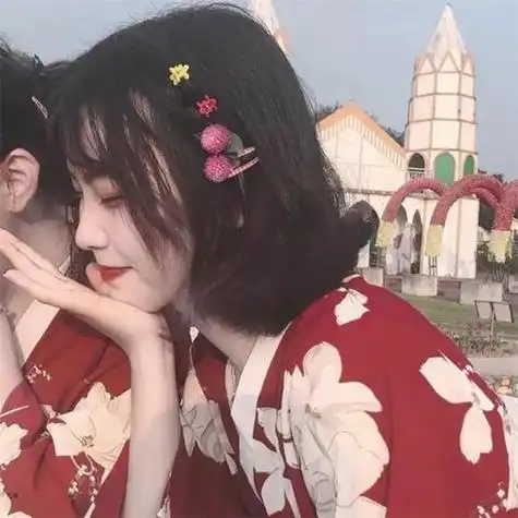 闺蜜头像仙气真人一人一半可保存 真人头像图片大全 -【爱个性】