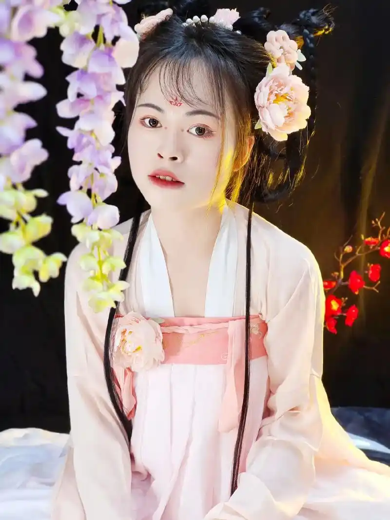 汉服之美在华夏 #汉服自拍照 #室内汉服写真 #古风汉服美 - 兑趑