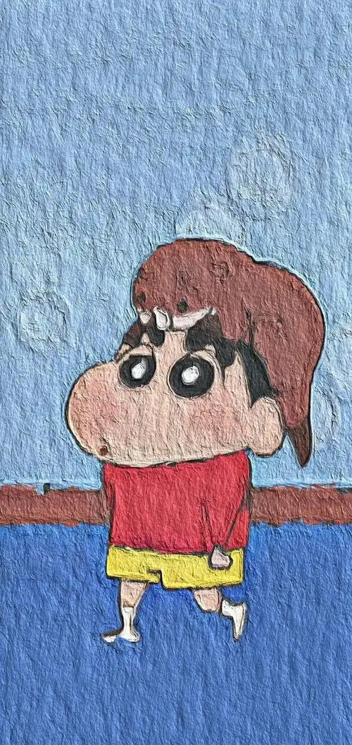 油画壁纸/手机壁纸/聊天背景/蜡笔小新