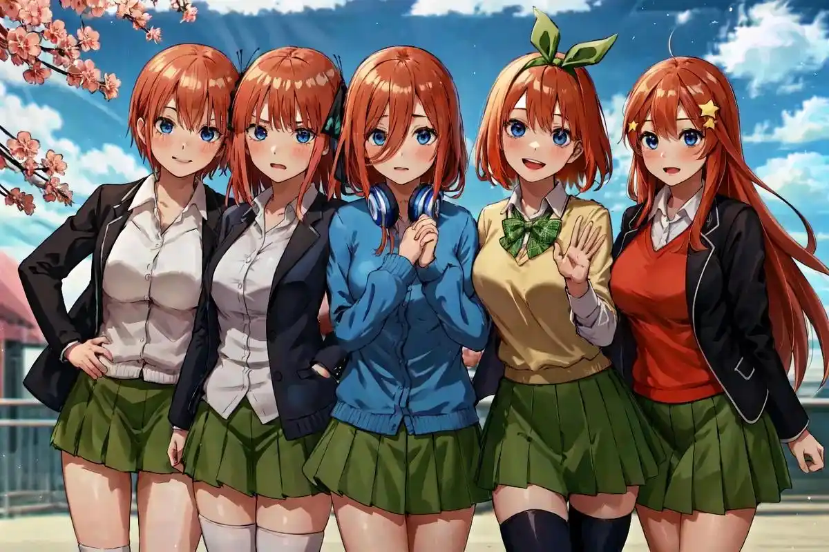 100张图,五等分的花嫁,五姐妹同框合集#五等分的花嫁 #五 - 抖音