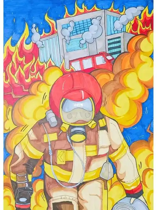 主题画消防安全