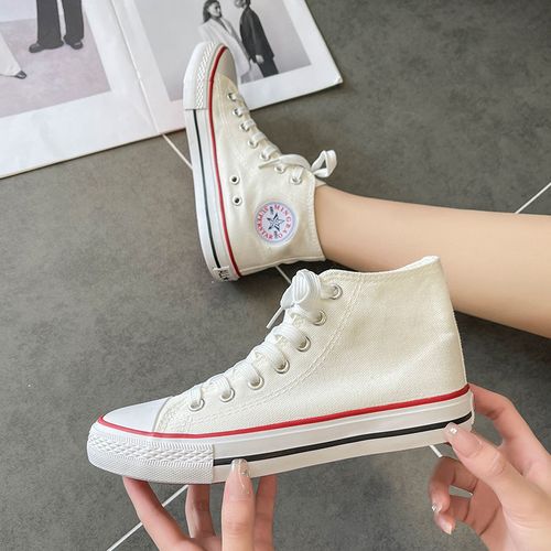 时代少年团马嘉祺宋亚轩丁程鑫刘耀文同款高帮帆布鞋帆布鞋