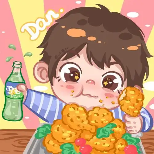 干饭人情侣头像 画师:一只蛋er