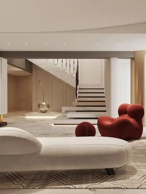 别墅地下室丨会客休闲区朋友来了都不想走