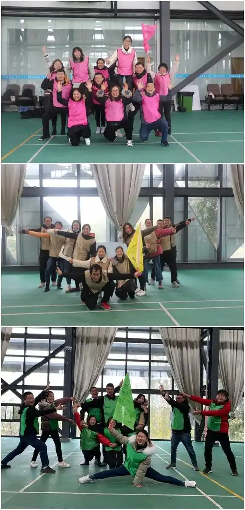 参训人员随机被分成三个小队,经过一番头脑风暴,一个个响亮的团队口号