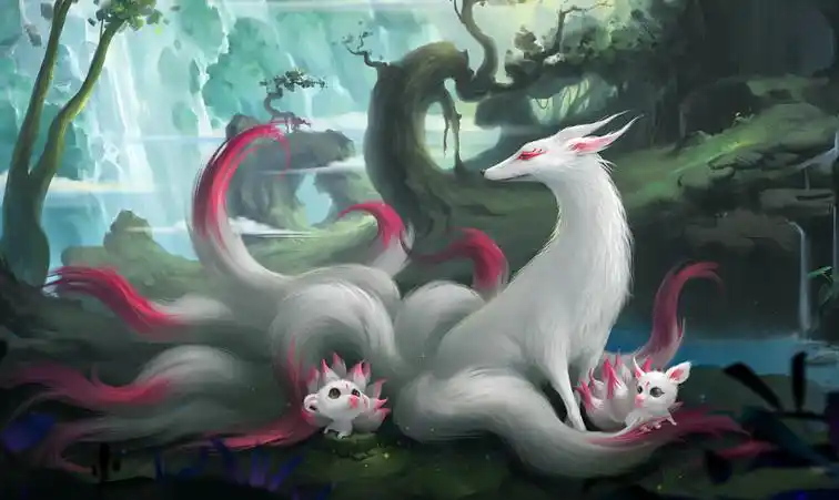 九尾狐壁纸|原来那只狐狸,一直没能等到它要等的那位姑娘