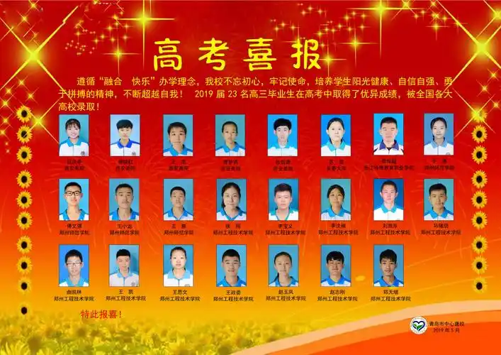 2019届高考喜报