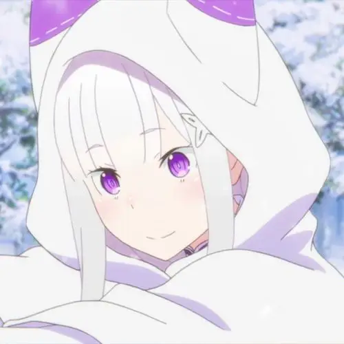 艾米莉亚和惠惠自截美化头像同声优