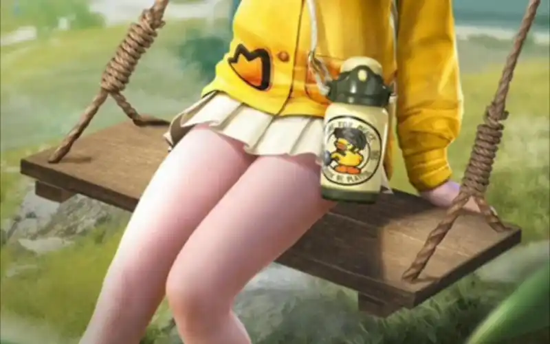 活动作品回忆和平精英潮萌小黄鸭