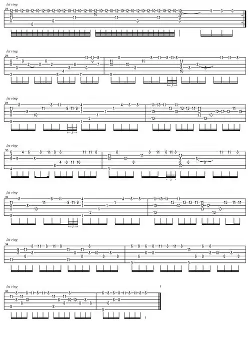 青花瓷指弹吉他谱