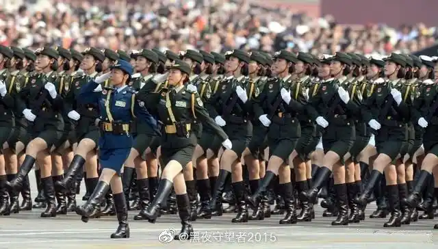 回顾70周年大阅兵女兵方队风采