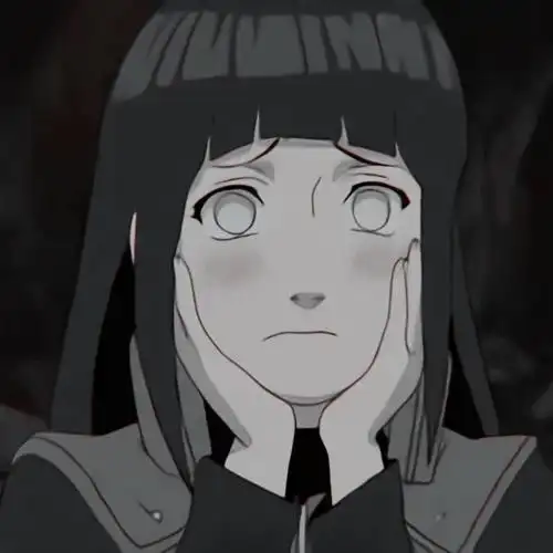 动漫头像:火影忍者雏田暗部头像,木叶第一女神的颜值