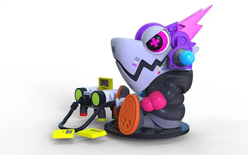 3dmax零基础建模卡通机器小人角色模型建模