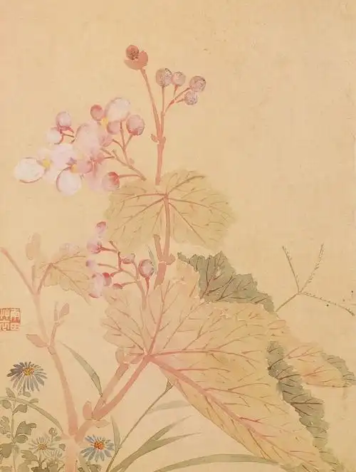 " 清新淡雅,与花传神… "丨 恽寿平 · 没骨花鸟_高清图集_新浪网