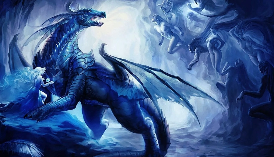 小说故事中传说的霸气动物龙