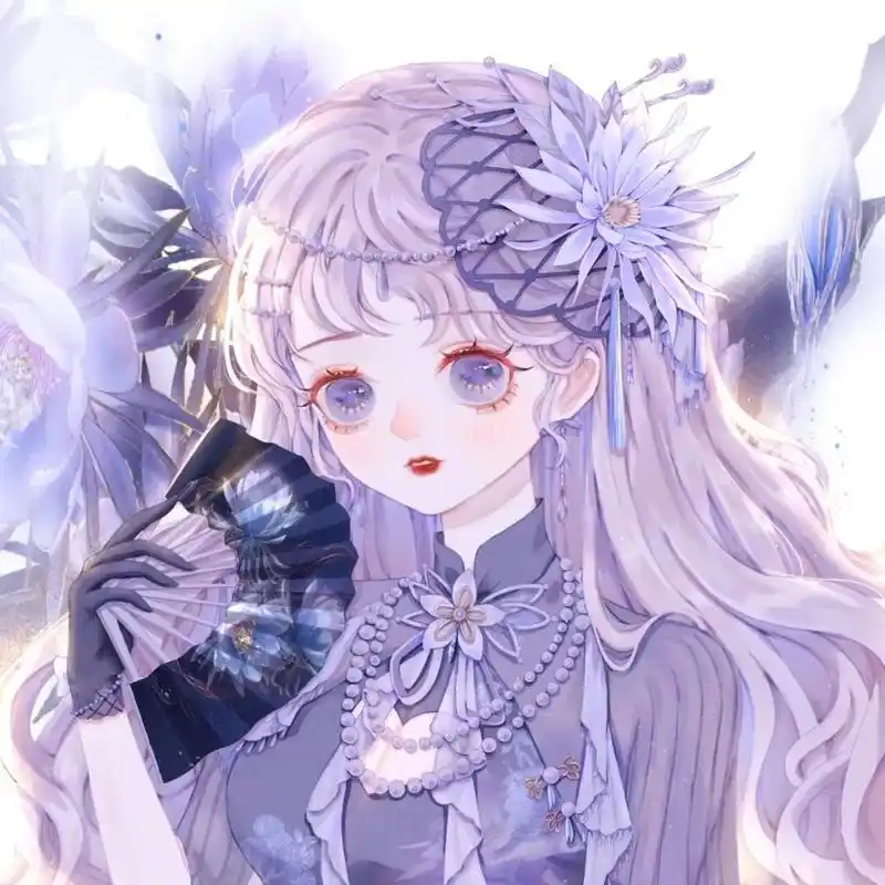 唯美动漫女生头像|什么都是短暂的