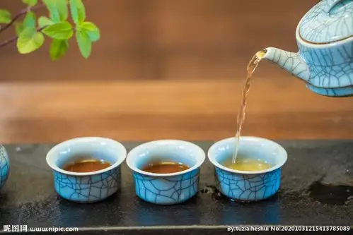 茶叶泡茶茶具背景海报素材图片