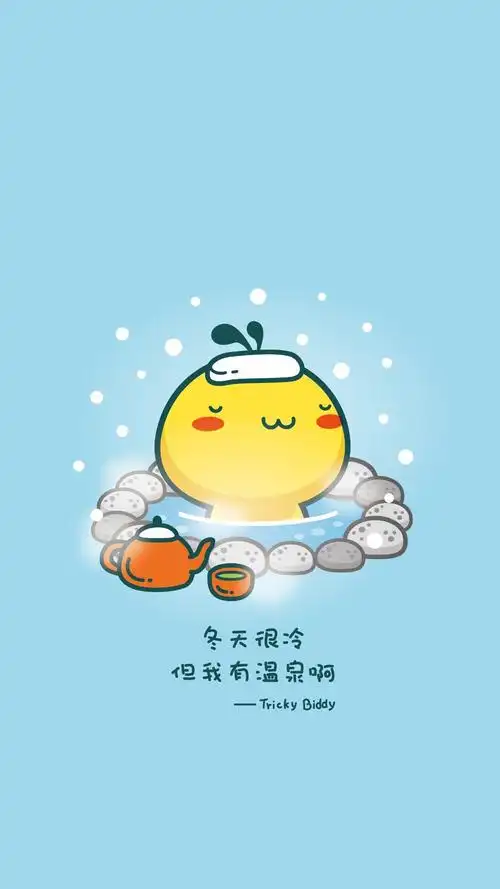 搞笑创意的冬日油爆叽丁,高清图片,手机壁纸