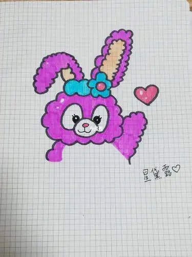 星黛露兔子简笔画