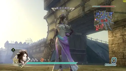 《真三国无双5》超邪恶貂蝉走光图