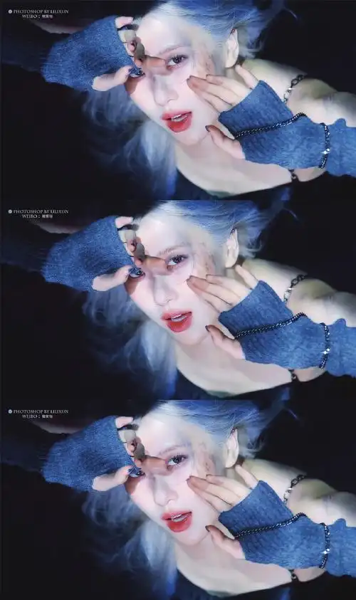 rosé ㄧ朴彩英ㄧ#rose蓝发#肉这次的蓝发真的杀到我了!