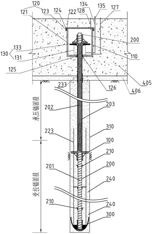cn212641447u_一种预应力拉压复合型抗浮锚杆