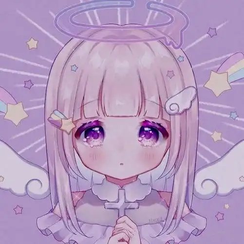 动漫头像,梦幻紫色系动漫头像第三期