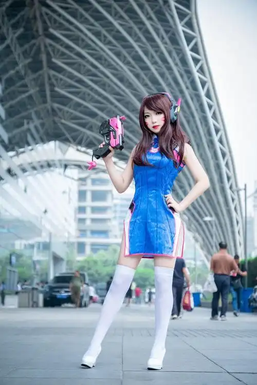 cos守望先锋dva旗袍坏蛋这次你还往哪里跑